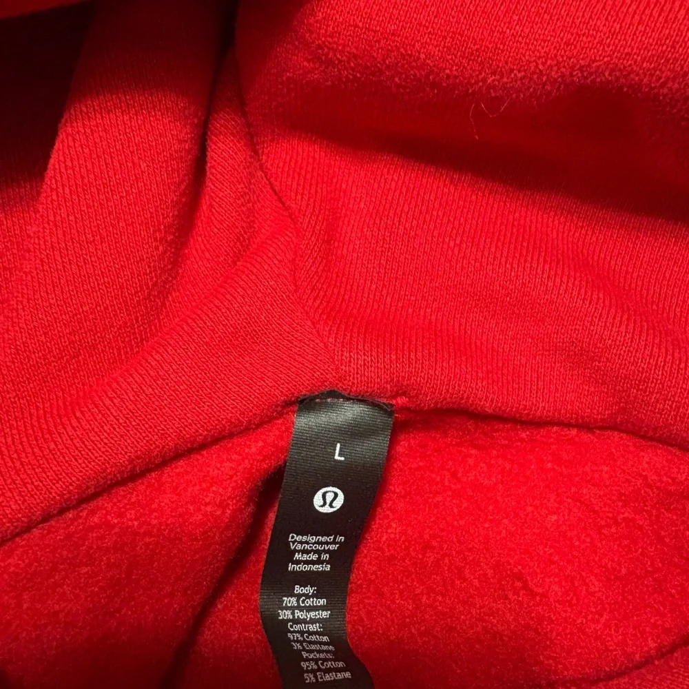 Lululemon Athletica Vibrant Red Sweatshirt - Picture 3 of 4